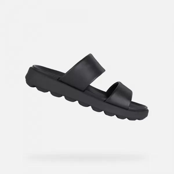  Papuci pentru bărbați GEOX SPHERICA NEGRU 