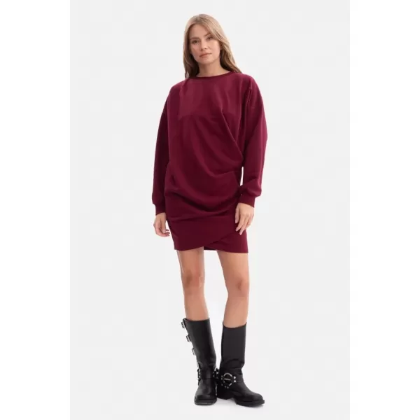  Rochie BEWEAR B298 BURGUNDIA 