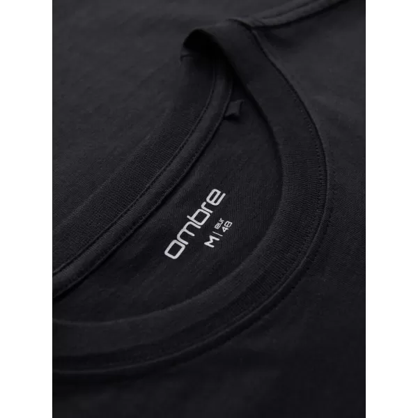  Cămaşă OMBRE OM-TSPT-0231 NEGRU 