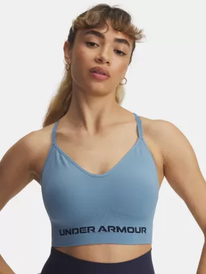 Sutien de damă UNDER ARMOUR VANISH SEAMLESS LOW BRA 1384417-418 ALBASTRU