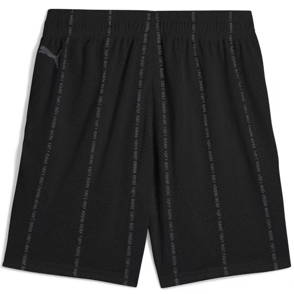  Pantaloni scurți pentru bărbați PUMA MELO ALWAYZ ON 1 7" IS SHORT 63075606 PUMA BLACK/TEAM SILVER 