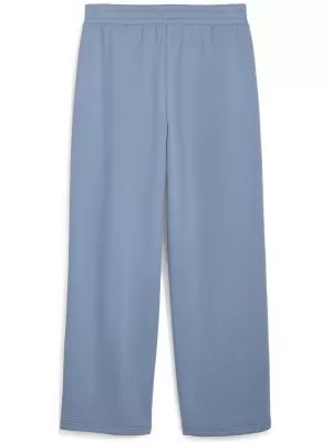 Doamne PUMA ESS NATURE 2 0 COMFORT LOGO STRAIGHT PANTS FL OP 68808134 COOL ALBASTRU