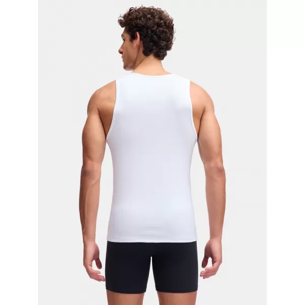 Maiou bărbătesc UNDER ARMOUR M UA PERF COTTON TANK-2PK 6007622-100 ALB 