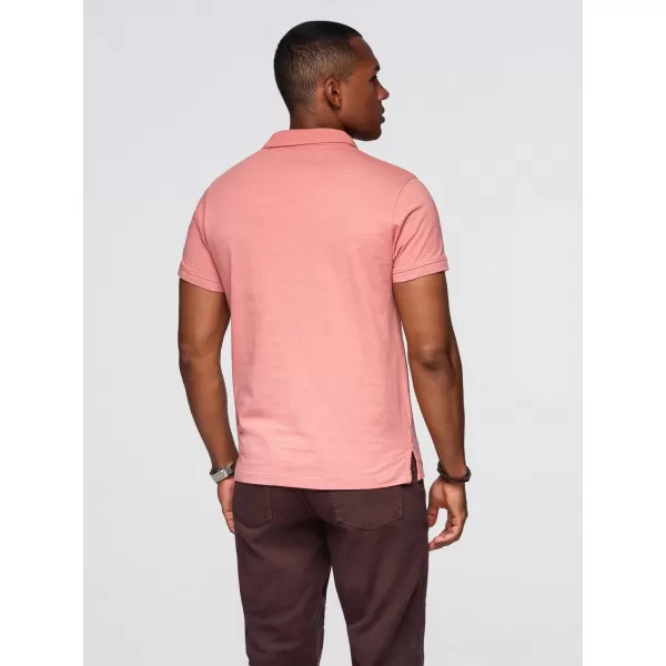  Mens t -thirt cu guler OMBRE OM-POWS-0142 ROZ 