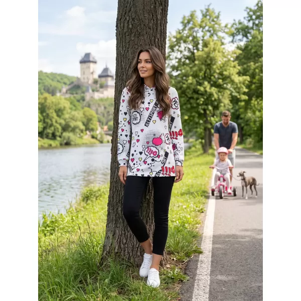  Hanorac de dama ALTISPORT GITA ALB 