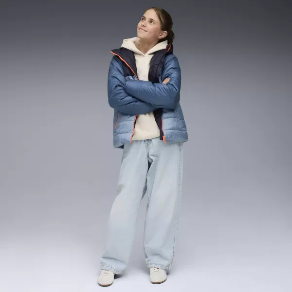  Sacou PUMA ESS HOODED PADDED JACKET 68522634 COOL ALBASTRU 