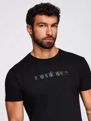 Cămaşă OMBRE OM-TSPT-0248 NEGRU
