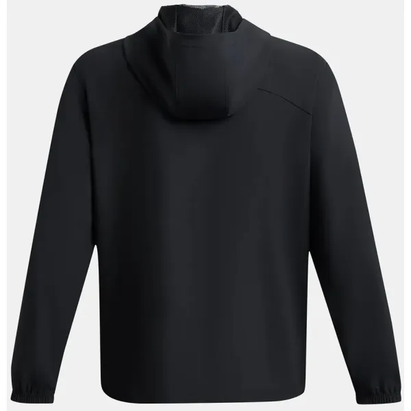  Hanorac pentru bărbați UNDER ARMOUR UA VIBE WOVEN WINDBREAKER 1386555-001 NEGRU 