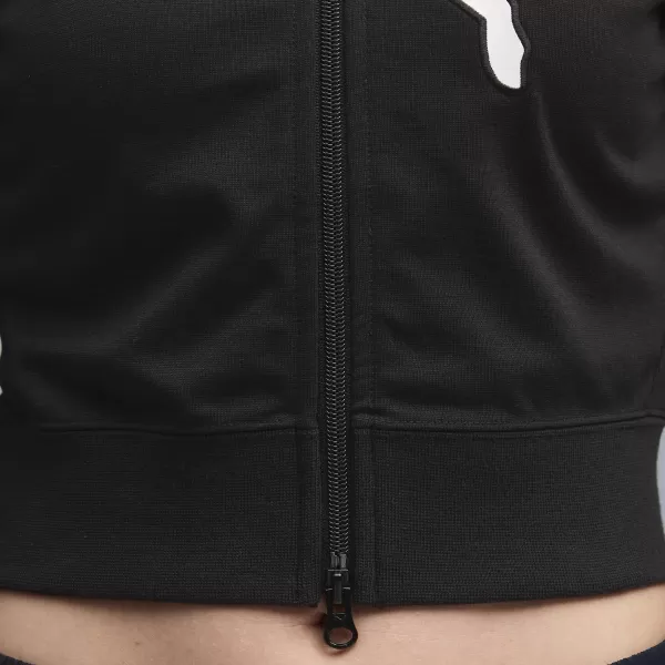  Dámská mikina PUMA FUTURE PUMA ARCHIVE T7 SLIM CROPPED TRACK JACKET 63212301 PUMA BLACK/PUMA WHITE 