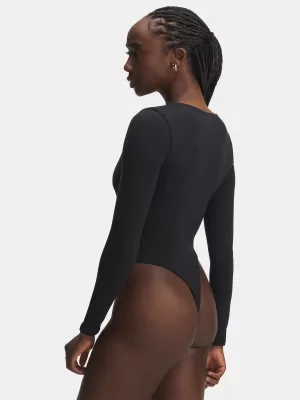 Punctele femeilor UNDER ARMOUR UA MOTION BODYSUIT 6005918-003 NEGRU