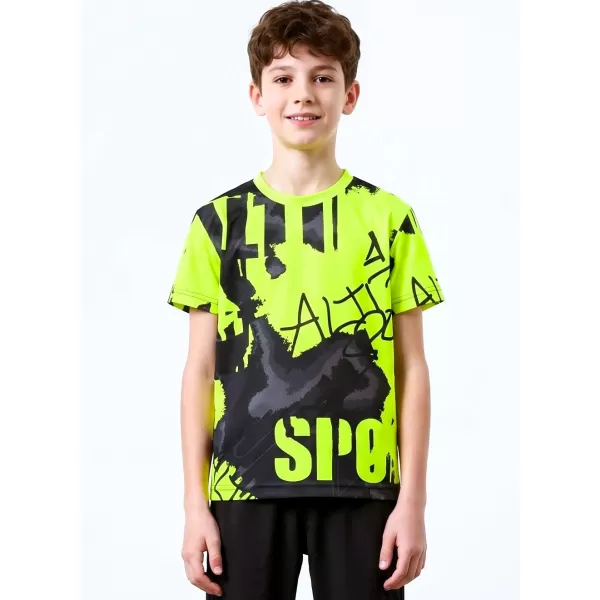  Premium funcțional pentru copii ALTISPORT VOJ/ALK076TR01 NEGRU/FLUO YELLOW 