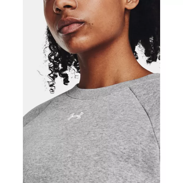  Hanorac de dama UNDER ARMOUR UA RIVAL FLEECE CREW 1379508-012 GRI 