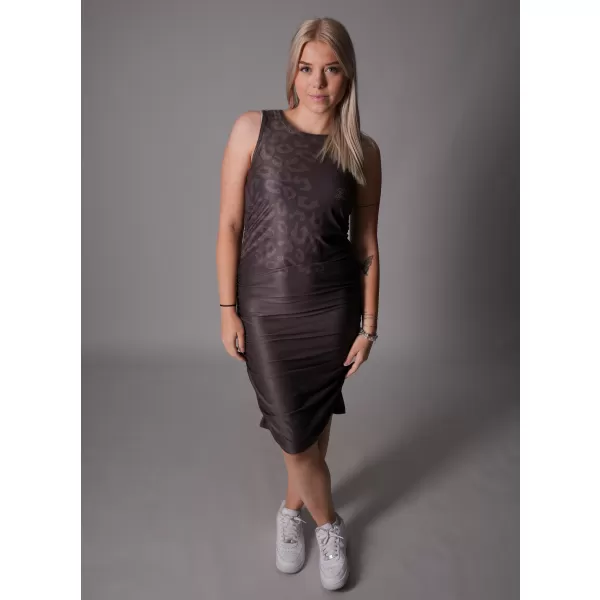  Rochie premium dama ALTISPORT VOJ/ALW047SAT03 MARO ÎNCHIS 