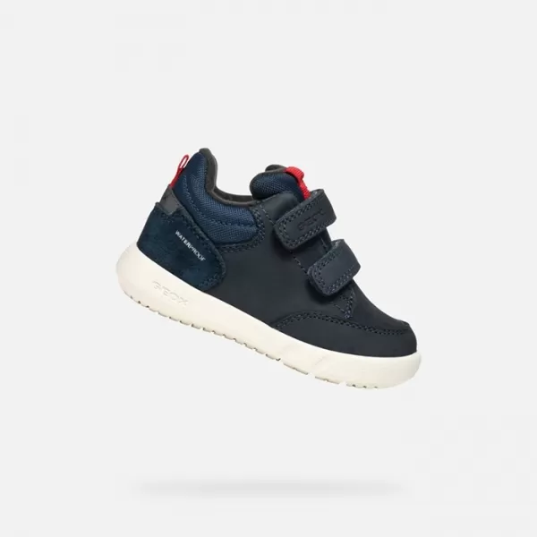  Adidași pentru băieți GEOX HYROO WPF ALBASTRU ÎNCHIS 