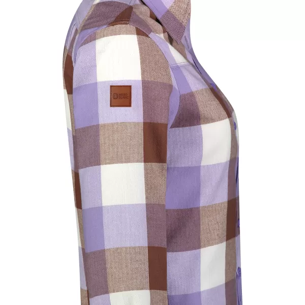 Cămașă de flanel pentru femei NORDBLANC HALCYON NBSSL8244 VIOLET 
