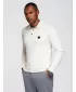 Tricou pentru bărbați cu guler OMBRE OM-POLS-0139 CREMĂ