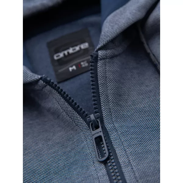  Panoul pentru bărbați OMBRE BLACK OM-SSZP-0210 ALBASTRU MARIN 