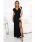 Rochie NUMOCO 598-1 VERDE/PORTOCALIU