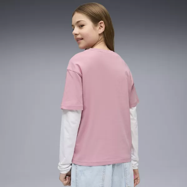  T -thirt PUMA ESS BOXY TEE G 68513165 ROZ POSED 