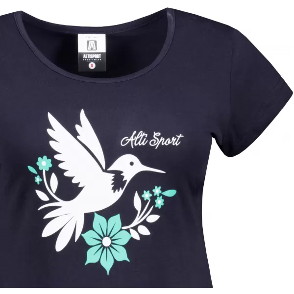  Tricou pentru femei cu mâneci scurte ALTISPORT ALW192122 SEA -BLUE 