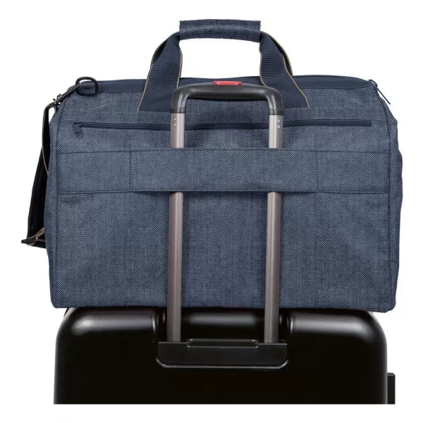  Sac REISENTHEL ALLROUNDER L POCKET HERINGBONE ALBASTRU ÎNCHIS 