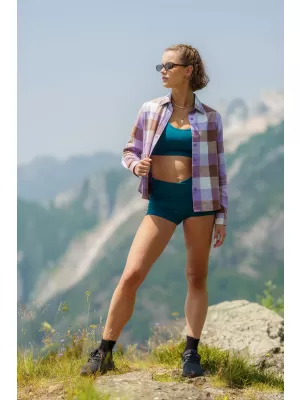 Cămașă de flanel pentru femei NORDBLANC HALCYON NBSSL8244 VIOLET