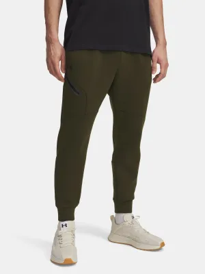 Pantaloni de trening pentru bărbați UNDER ARMOUR UA UNSTOPPABLE FLC JGR EU VERDE