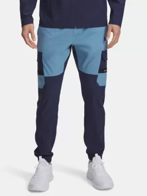 Pantaloni sport pentru bărbați UNDER ARMOUR UA TECH UTILITY WOVEN PANT 6004966-403 ALBASTRU