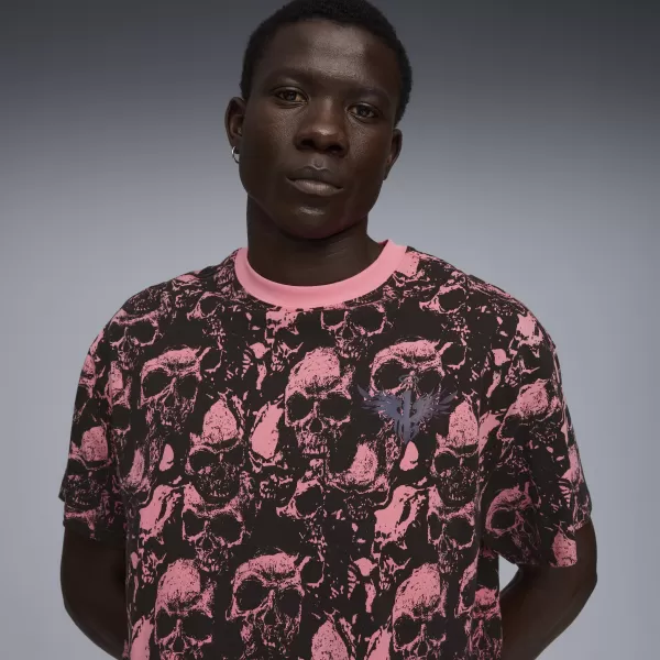  Cămaşă PUMA WORLD TOUR-NAMENT AOP TEE 63235601 SOARE A LOVIT/AOP 