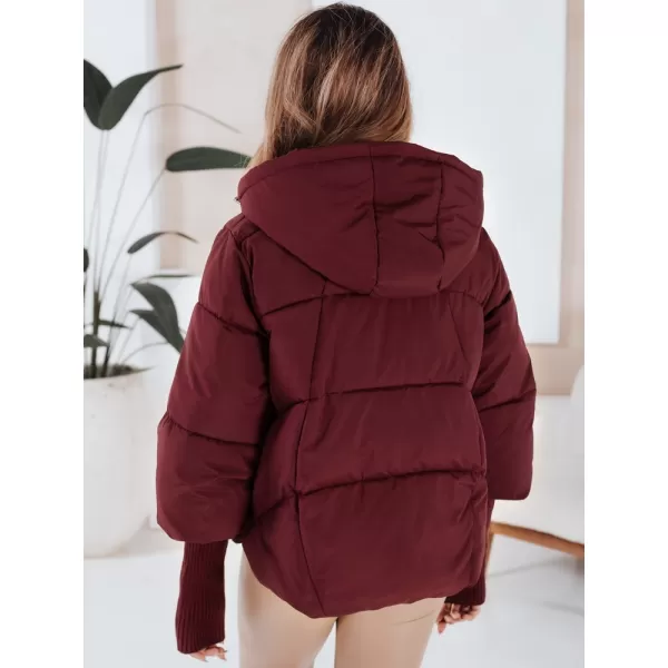  Geacă pentru doamne DSTREET TY5037 CLARET 