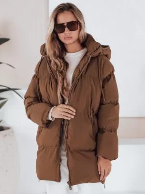 Geacă pentru doamne DSTREET TY3245 CARAMEL