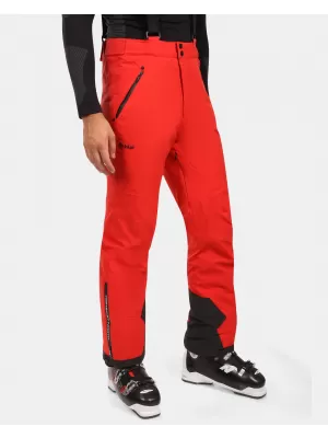 Pantaloni de schi pentru bărbați KILPI METHONE-M ZM0405KI ROŞU