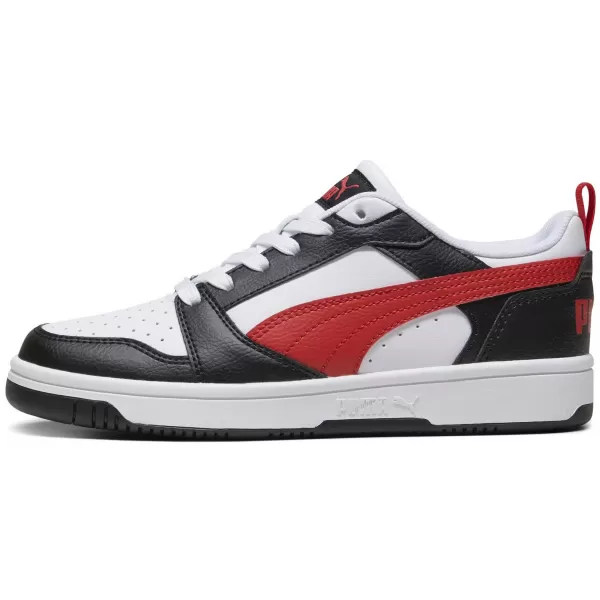  Pantofi pentru bebeluși PUMA REBOUND V6 LO JR 39383304 PUMA ALB/ROȘU/NEGRU 