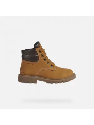 Botine pentru baieti GEOX SHAYLAX J16FAB032BCC0930 MARO DESCHIS