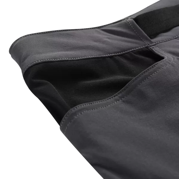  Pantaloni softshell pentru bărbați ALPINE PRO AKAN 2 GRI ÎNCHIS 