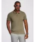 Mens t -thirt cu guler OMBRE OM-POWS-0142 MĂSLIN ÎNTUNECAT