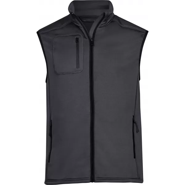  Vesta pentru bărbați TEE JAYS | TJ 9104 GRI ÎNCHIS 