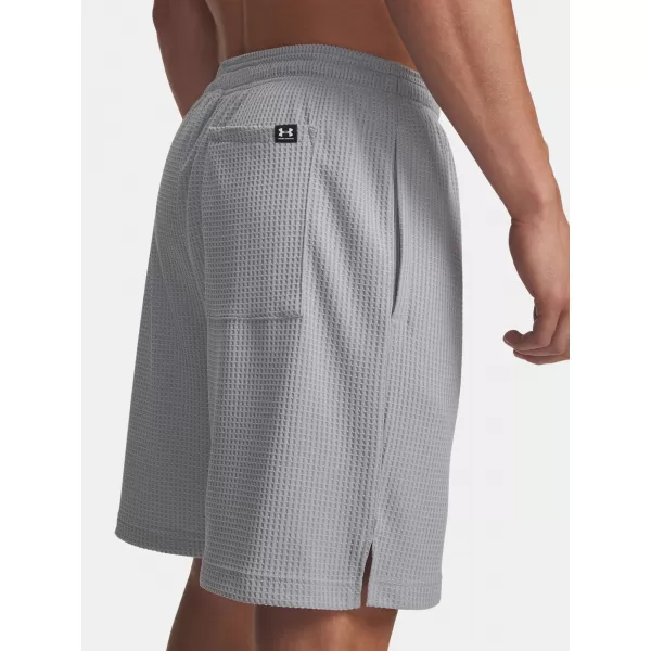  Pantaloni scurți pentru bărbați UNDER ARMOUR UA RIVAL WAFFLE SHORT 1383107-011 GRI 