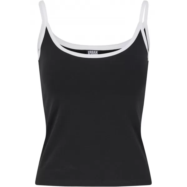  Maieu de damă URBAN CLASSICS TB7485A NEGRU/ALB/ALB/NEGRU 