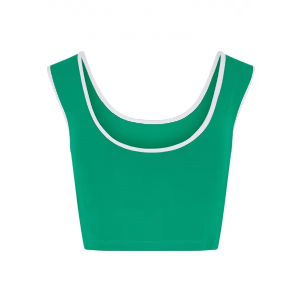  Maieu de damă URBAN CLASSICS TB7486A BROASCA VERDE/ALB/ALB/NEGRU 
