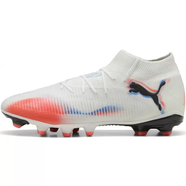 Pantofi pentru bărbați PUMA FUTURE 8 PRO FG/AG 10858801 WHITE/ ALB/PUMA NEGRU/ROȘU STRĂLUCITOR 