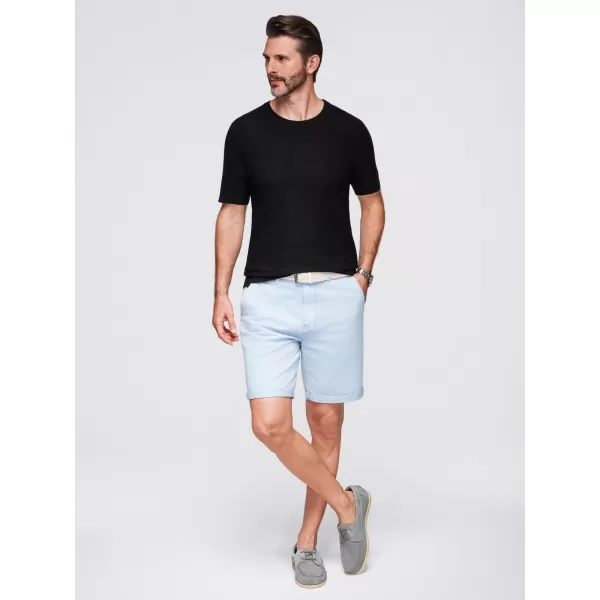  Tricou pentru bărbați OMBRE OM-TSCT-0253 NEGRU 