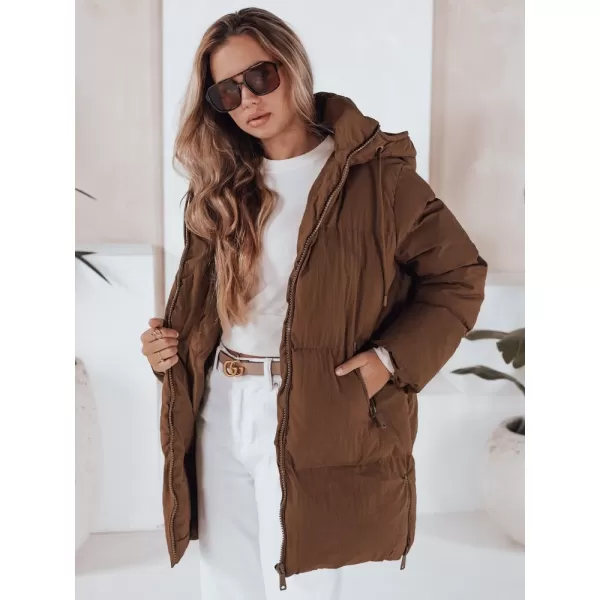  Geacă pentru doamne DSTREET TY3245 CARAMEL 
