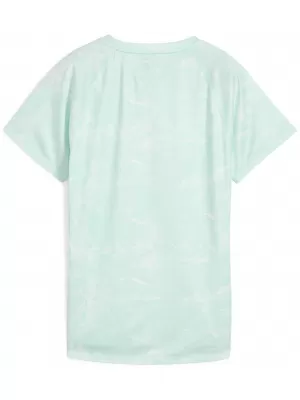 Tricou de damă PUMA W RUN VELOCITY AOP TEE 52759945 TOPITURĂ DE MENTĂ