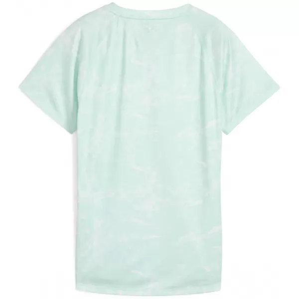  Tricou de damă PUMA W RUN VELOCITY AOP TEE 52759945 TOPITURĂ DE MENTĂ 