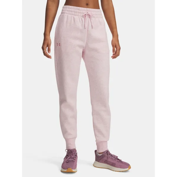  Pantaloni de trening pentru femei UNDER ARMOUR UA RIVAL FLEECE JOGGER 1379438-649 ROZ 
