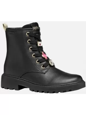Botine pentru fete GEOX B462LC022FUC0724 NEGRU