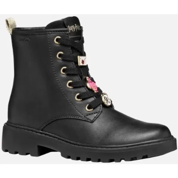  Botine pentru fete GEOX B462LC022FUC0724 NEGRU 