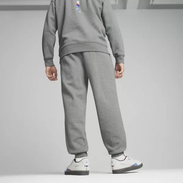  Piese pentru bărbați PUMA BMW MMS ESS+ PANTS FLEECE 62749903 HEATHER GRI MEDIU 