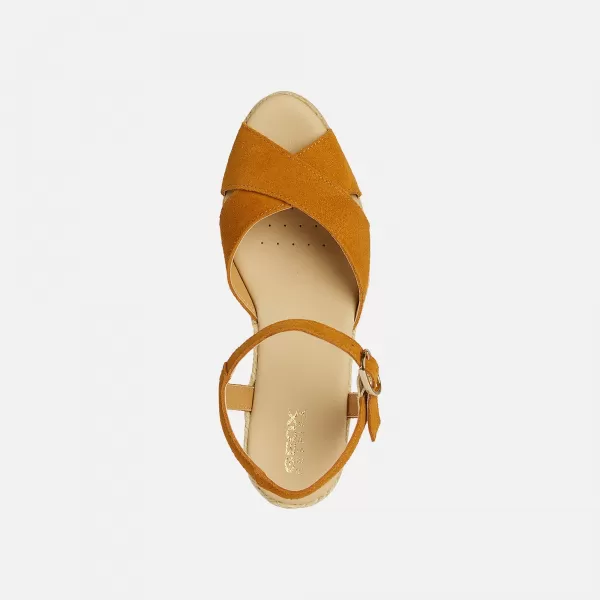  Sandale de dama GEOX GELSA LOW CHIHLIMBAR 